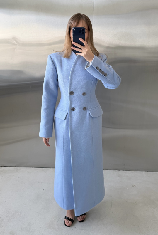 Пальто "Stephanie" голубое